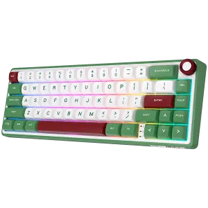 ROYAL KLUDGE R65 Green sand Gaming Keyboard Chartreuse switch