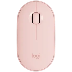 LOGITECH M350S Pebble 2 Bluetooth Mouse - TONAL ROSE