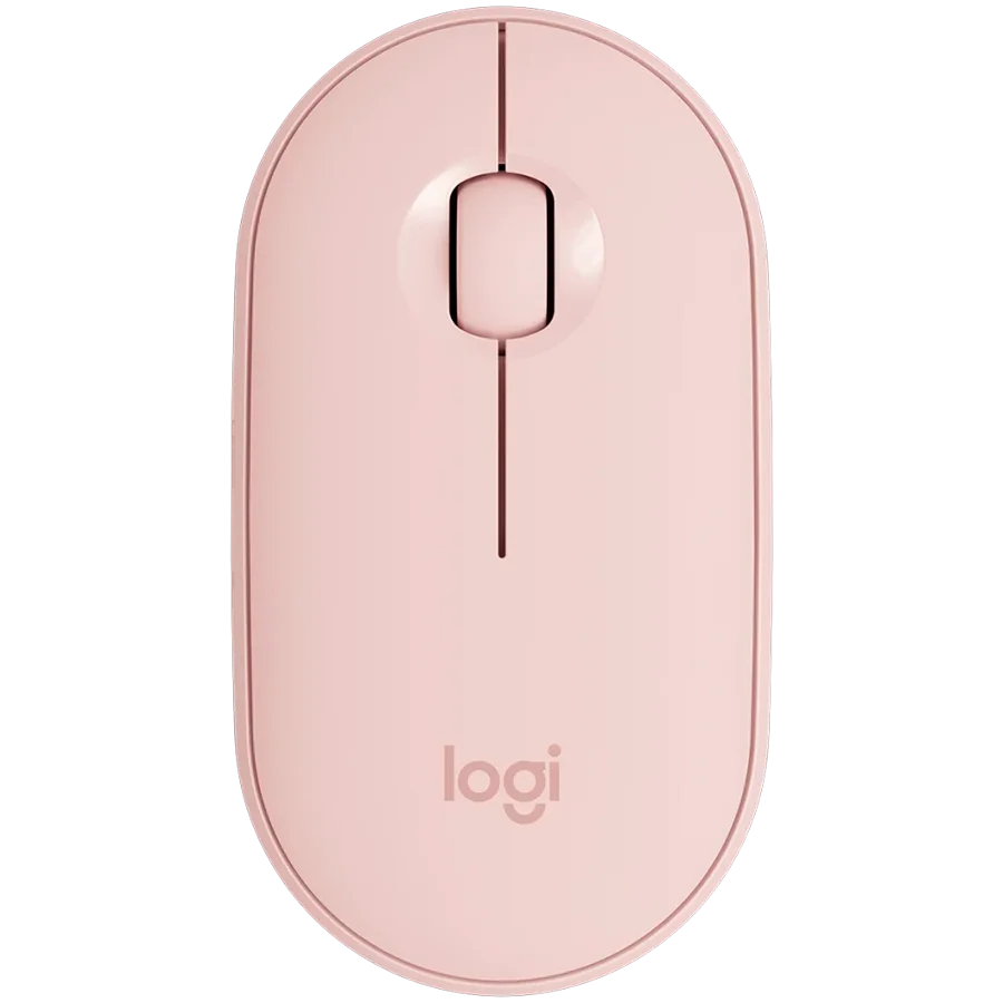LOGITECH M350S Pebble 2 Bluetooth Mouse - TONAL ROSE