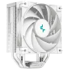 DeepCool AK400 WH, CPU Air Cooler, 1x120mm PWM Fan, TDP 220W, 4 Heatpipes, White, LGA1700/1200/115x, AMD AM5/AM4, 127x97x155 mm(LxWxH), 3Y, R-AK400-WHNNMN-G-1