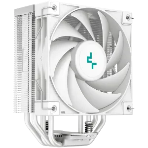 DeepCool AK400 WH, CPU Air Cooler, 1x120mm PWM Fan, TDP 220W, 4 Heatpipes, White, LGA1700/1200/115x, AMD AM5/AM4, 127x97x155 mm(LxWxH), 3Y, R-AK400-WHNNMN-G-1