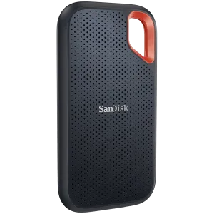 SANDISK Extreme 2TB Portable SSD - up to 1050MB/s Read and 1000MB/s Write Speeds, USB 3.2 Gen 2, 2-meter drop protection and IP55 resistance
