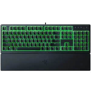 Razer Ornata V3 X US, Silent Membrane Switches, RGB Lighting, 1000 Hz Ultrapolling, UV coated ABS Keycaps, Soft-touch wrist rest