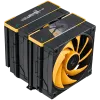 DeepCool AK620 ZERO DARK ZORIA, CPU Air Cooler, 2x120mm PWM Fan, 6 Heatpipes, LGA2066/2011-v3/2011/1700/1200/115x, AMD AM5/AM4, 129x138x160 mm(LxWxH), 3Y, R-AK620-BKNPMN-E
