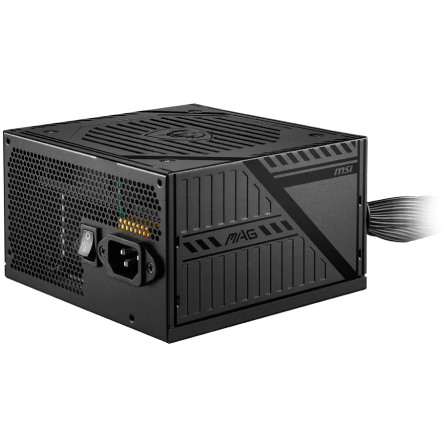 MSI MAG A550BNL, 550W, 80 PLUS Bronze, 120mm Low Noise Fan, Protections: OCP/OVP/OPP/SCP, Dimensions: 150mmx140mmx86mm, 5Y Warranty