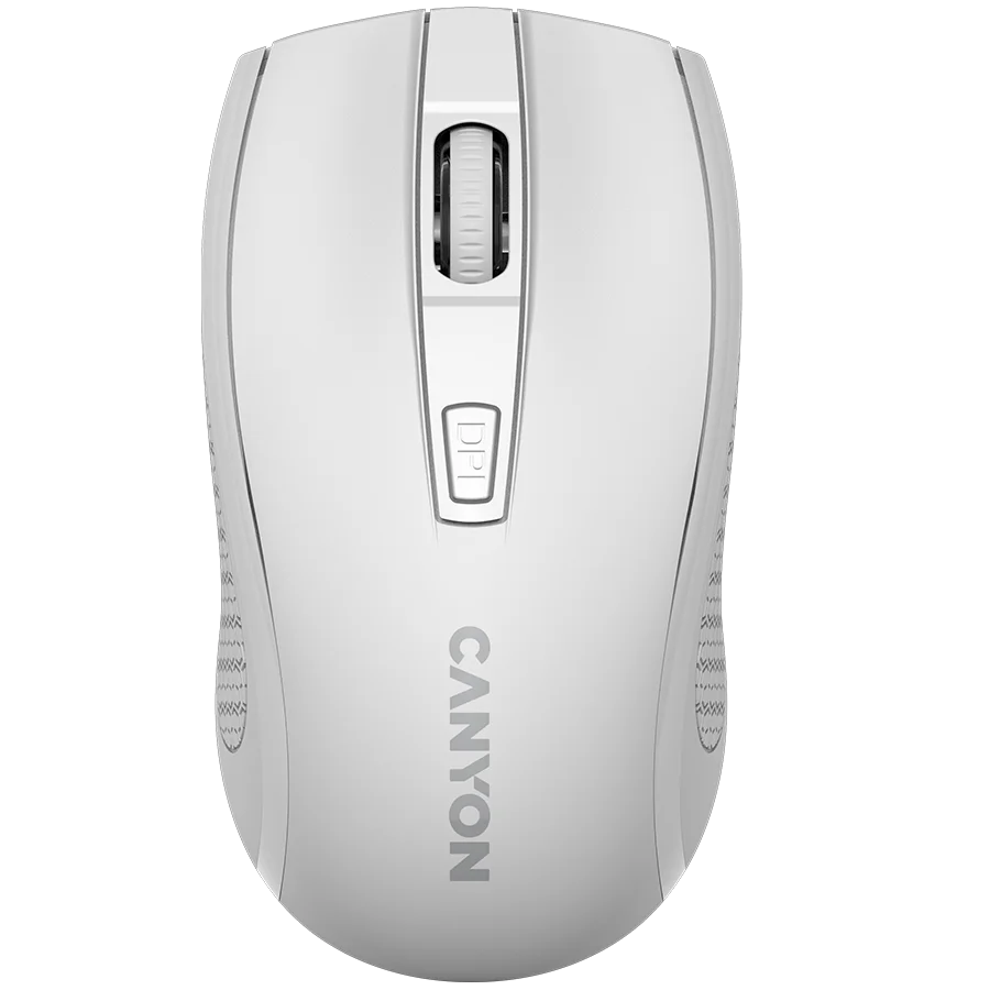 CANYON MW-7, 2.4Ghz wireless mouse, 6 buttons, DPI 800/1200/1600, with 1 AA battery ,size 110*60*37mm,58g,white CANYON MW-7, 2.4Ghz wireless mouse, 6 buttons, DPI 800/1200/1600, with 1 AA battery ,size 110*60*37mm,58g,white