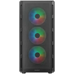 COUGAR AIRFACE PURE RGB PC Case, Mid Tower, Black