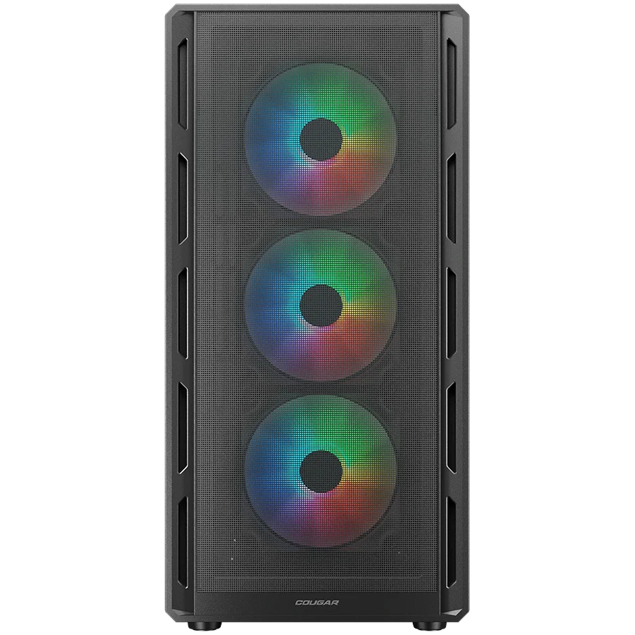 COUGAR AIRFACE PURE RGB PC Case, Mid Tower, Black