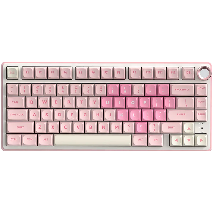 ROYAL KLUDGE R75 Pink Melody Gaming Keyboard Cream switch ROYAL KLUDGE R75 Pink Melody Gaming Keyboard Cream switch