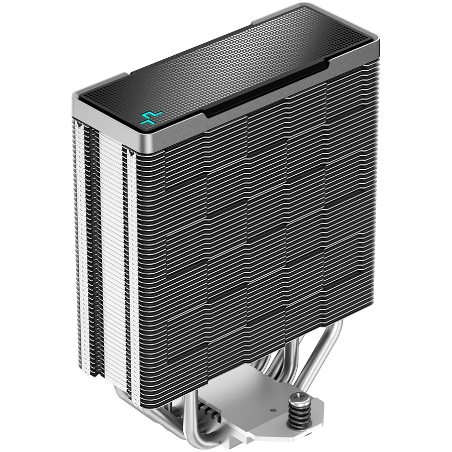 DeepCool AK400, CPU Air Cooler, 1x120mm PWM Fan, TDP 220W, 4 Heatpipes, LGA1700/1200/115x, AMD AM5/AM4, 127x97x155 mm(LxWxH), 3Y, R-AK400-BKNNMN-G-1