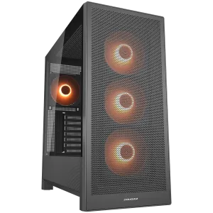 COUGAR MX230 RGB PC Case, Mid Tower, Black