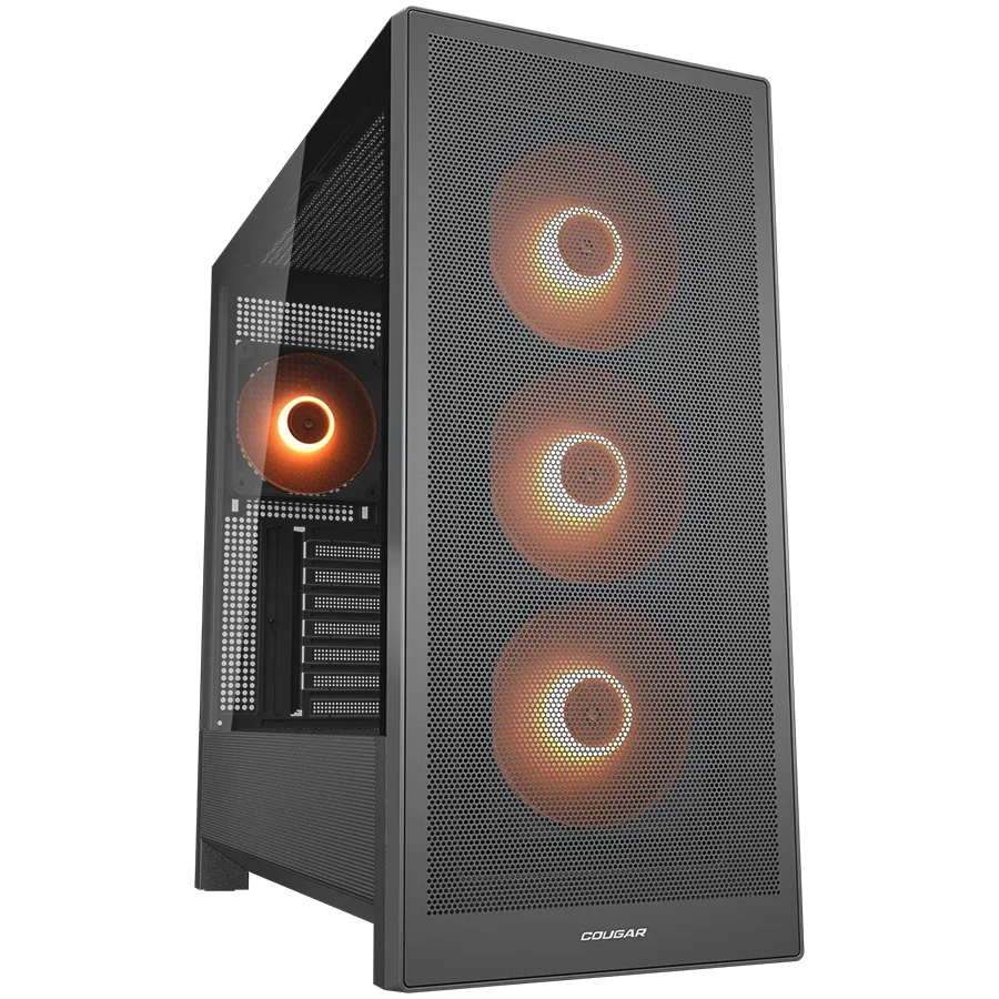 COUGAR MX230 RGB PC Case, Mid Tower, Black