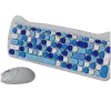 CANYON HSET-W6 EN Keyboard+Mouse Kitty Edition AAA+АА Wireless Blue