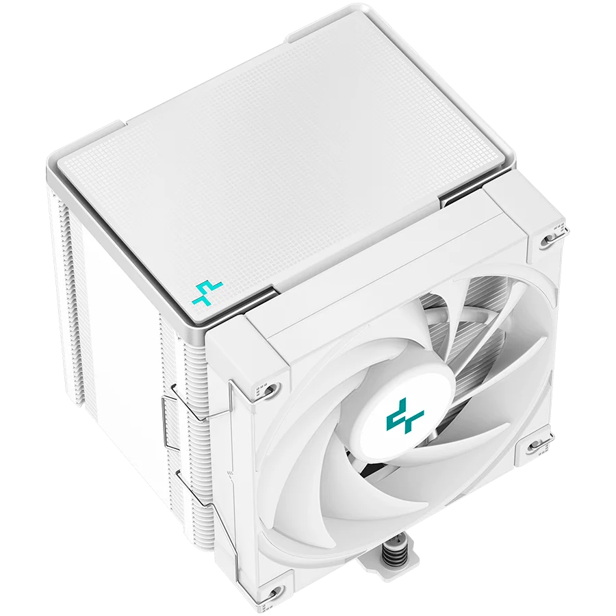 DeepCool AK500 WH, CPU Air Cooler, 1x120mm FK120 PWM Fan, TDP 240W, 5 Heatpipes, White, LGA2066/2011-v3/2011/1700/1200/115x, AMD AM5/AM4, 127x117x158 mm(LxWxH), 3Y, R-AK500-WHNNMT-G