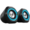 Edifier G1000 2.0 Audio System, BT V5.3, USB, AUX, 2.5-inch Drivers, RGB Lighting, 5W (RMS), Black
