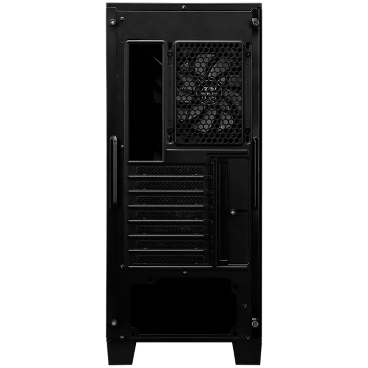 MSI MAG FORGE 120A AIRFLOW, Mid-Tower, ATX/M-ATX/ITX, 2x USB 3.2 Gen 1 Type-A, 1x Audio/1x Mic, LED On/Off Button, ARGB Hub, 6x 120mm ARGB Fans, Mesh Panel, 4mm Tempered Glass
