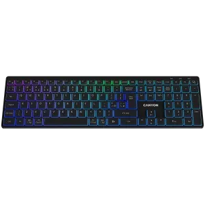 CANYON keyboard HKB-W11 UK/US RGB Dual Mode Wireless Black