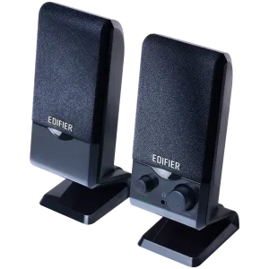 Edifier M1250 2.0 Audio System, USB, AUX, 1.2W (RMS), Volume Control, Black