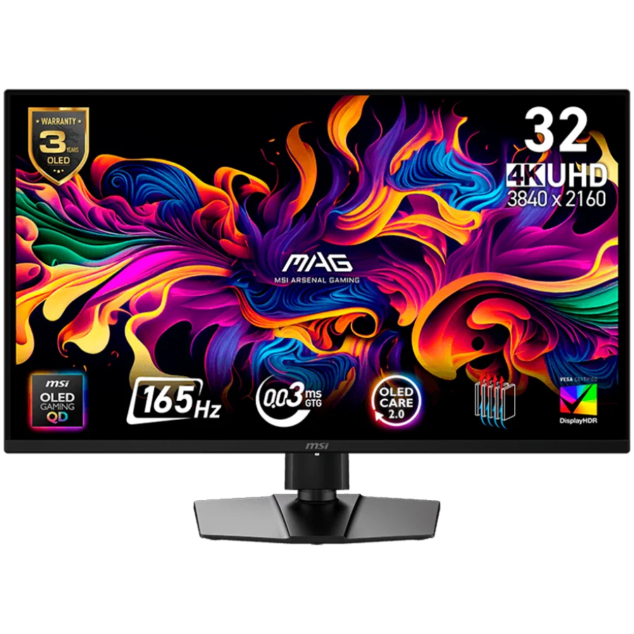 MSI MAG 322UP QD-OLED E16 Gaming Monitor, 31.5