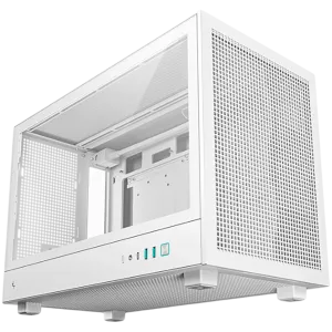 DeepCool CH260 WH, Mini Tower, Mini-ITX/Micro-ATX, 2xUSB3.0, 1xType-C Gen 2, 1xAudio, Mesh Panel, White, 2Y, R-CH260-WHNGM0-G-1