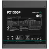 DeepCool PX1300-P, 1300W, 80 Plus PLATINUM, Fully Modular, Flat Black Cables, 135mm FDB Fan, Fluid Dynamic Bearing, 150x160x86mm (W x L x H), ATX 3.0, OPP/OVP/SCP/OTP/OCP/UVP/NLO/SIP, 12Y, R-PXD00P-FC0B-EU