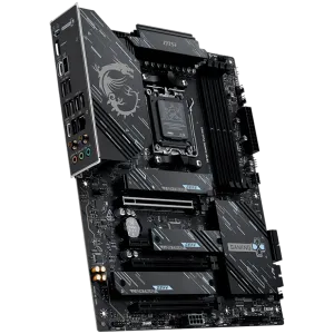 MSI X870E GAMING PLUS WIFI, ATX, Socket AM5, 4x DDR5 Dual Channel DDR5 up to 8200(OC)MHz, 3x PCIe x16 slot, 3x M.2 slot, 4x USB 2.0, 2x USB 5Gbps, 2x USB 10Gbps, 1x 20Gbps Type-C, 1x 40Gbps Type-C, HDMI, 7.1 HD Audio, 5G LAN, WiFI 7, BT, 3Y