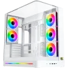 Pano II Arctic EN48425 (WH,U3x2+Type C,Curved TG,6PCS H22A WH Reverse & 2PCS H22A WH,ARGB & PWM Remote Control Box)
