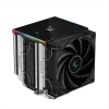 DeepCool AK620 DIGITAL SE, CPU Air Cooler, 2x120mm PWM Fans, 6 Heatpipes, Black, LGA2066/2011-v3/2011/1851/1700/1200/115x, AMD AM5/AM4, 129x138x161 mm(LxWxH), R-AK620-BKADMN-GJD, 3Y