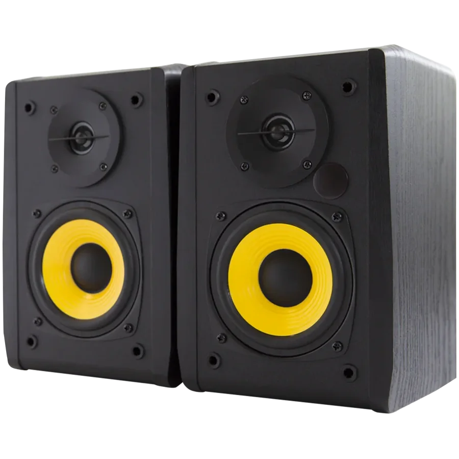 Edifier R1010BT Bookshelf Speakers, Bluetooth V5.1, Dual RCA Inputs, 4-inch  Mid-Bass Drivers 0.5-inch Tweeters, 24 W RMS, Black