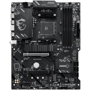 MSI B550 GAMING, ATX, Socket AM4, 4x DDR4 Dual Channel up to 4866+(OC)MHz, 2x PCIe x16 slots, 2x M.2 slots, 2x USB 3.2 Gen 2 (1x Type-C), 2x USB 3.2 Gen 1, 4x USB 2.0, 1x HDMI, 1x DP, 1G LAN, 7.1 HD Audio, 3Y