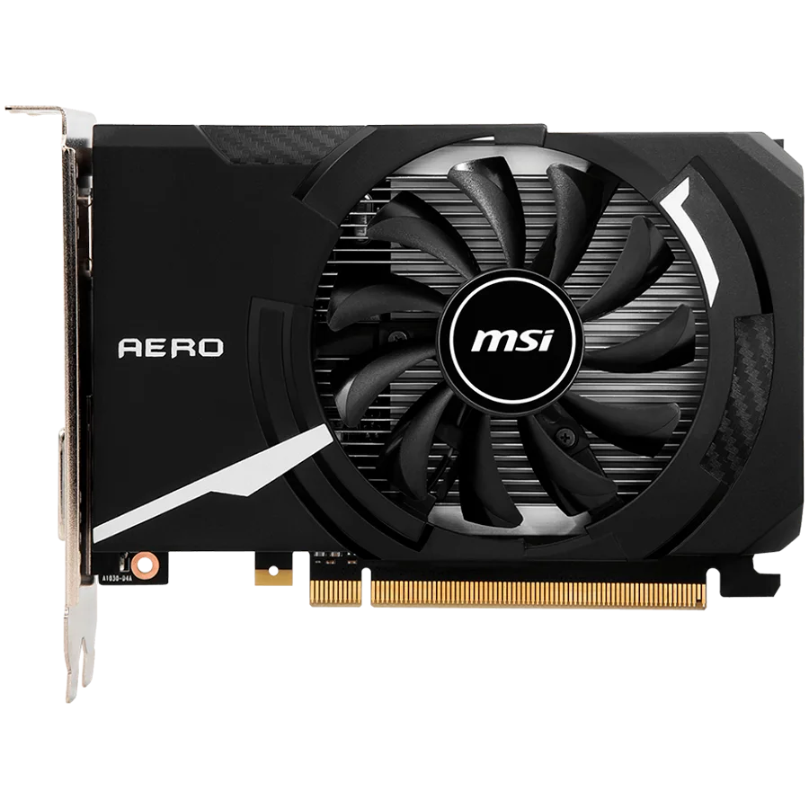 MSI Video Card NVidia GT 1030 AERO ITX 2GD4 OC (2G GDDR4 ,HDMI,  DVI) retail