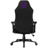 LORGAR CHA41, Ergonomic Gaming Chair Advanced, premium anti-stain fabric, Black/purple
