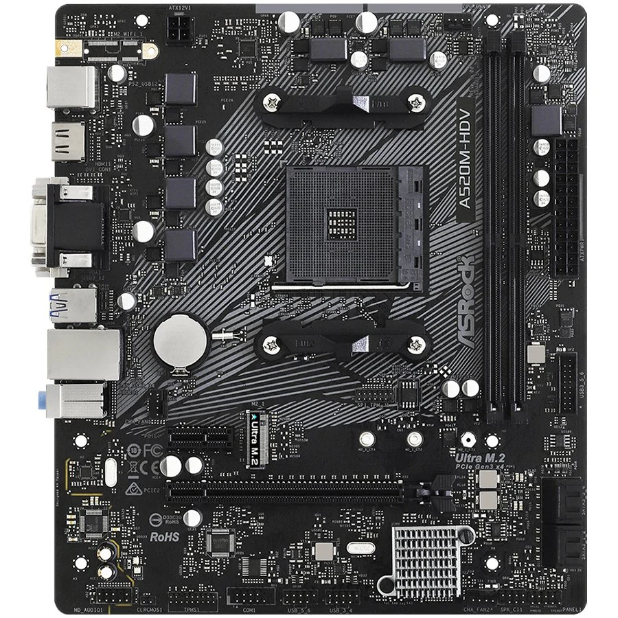 ASROCK A520-HDV mATX AM4 DDR4