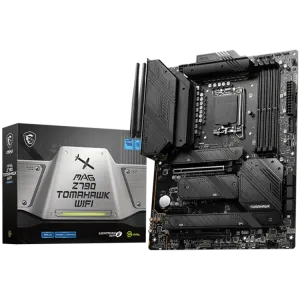 MSI MAG Z790 TOMAHAWK WIFI, ATX, Socket LGA 1700, Dual Channel DDR5 7200+(OC)MHz, 2x PCIe x16 slots, 4x M.2 slots, 1x HDMI, 1x DP, 4x USB 3.2 Gen2, 4x USB 3.2 Gen2, 4x USB 2.0, Type-C, 7.1 HD Audio, 2.5Gbps LAN