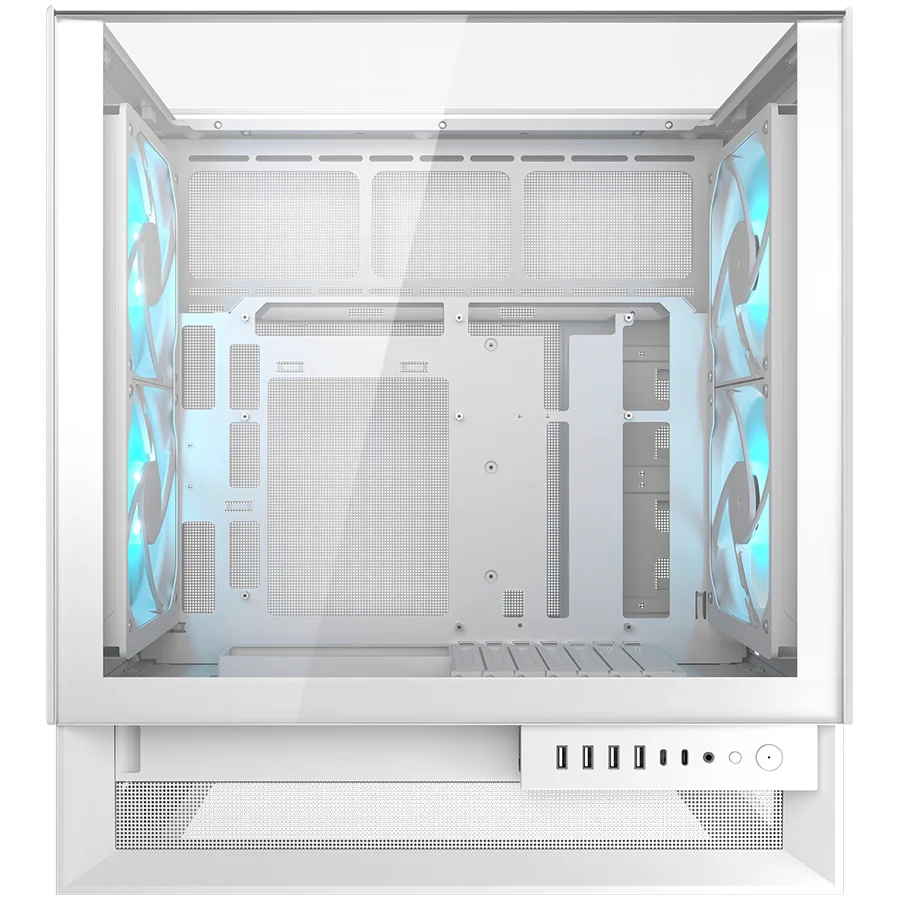 COUGAR OmnyX PC Case, Mid Tower, White