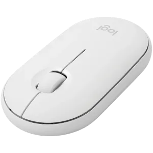 LOGITECH M350S Pebble 2 Bluetooth Mouse - TONAL WHITE