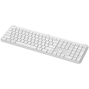 LOGITECH SIGNATURE SLIM WIRELESS KEYBOARD K950 - OFF WHITE - US INT'L - 2.4GHZ/BT - INTNL-973