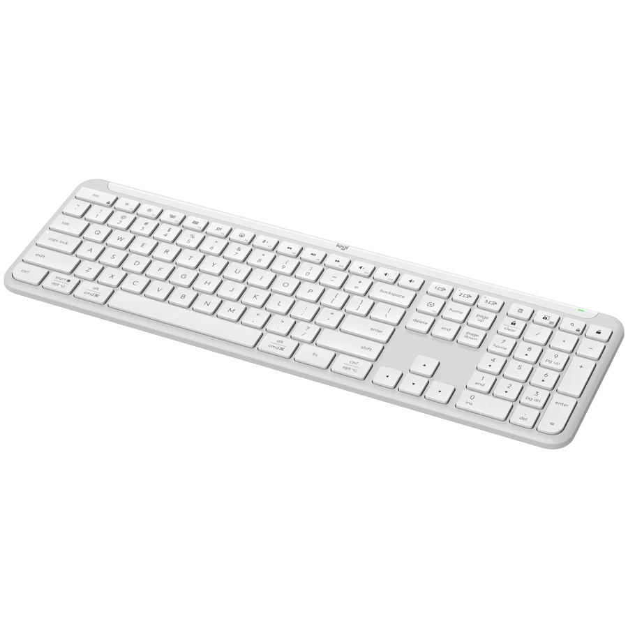 LOGITECH SIGNATURE SLIM WIRELESS KEYBOARD K950 - OFF WHITE - US INT'L - 2.4GHZ/BT - INTNL-973