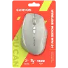 CANYON mouse MW-21 BlueLED 7buttons Wireless Cosmic Latte