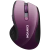CANYON 2.4Ghz wireless mouse, optical tracking - blue LED, 6 buttons, DPI 1000/1200/1600, Purple pearl glossy