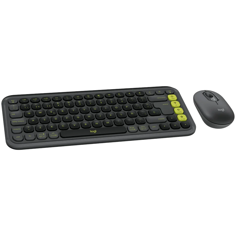 LOGITECH POP ICON COMBO - GRAPHITE - US INT'L - BT  - INTNL-973