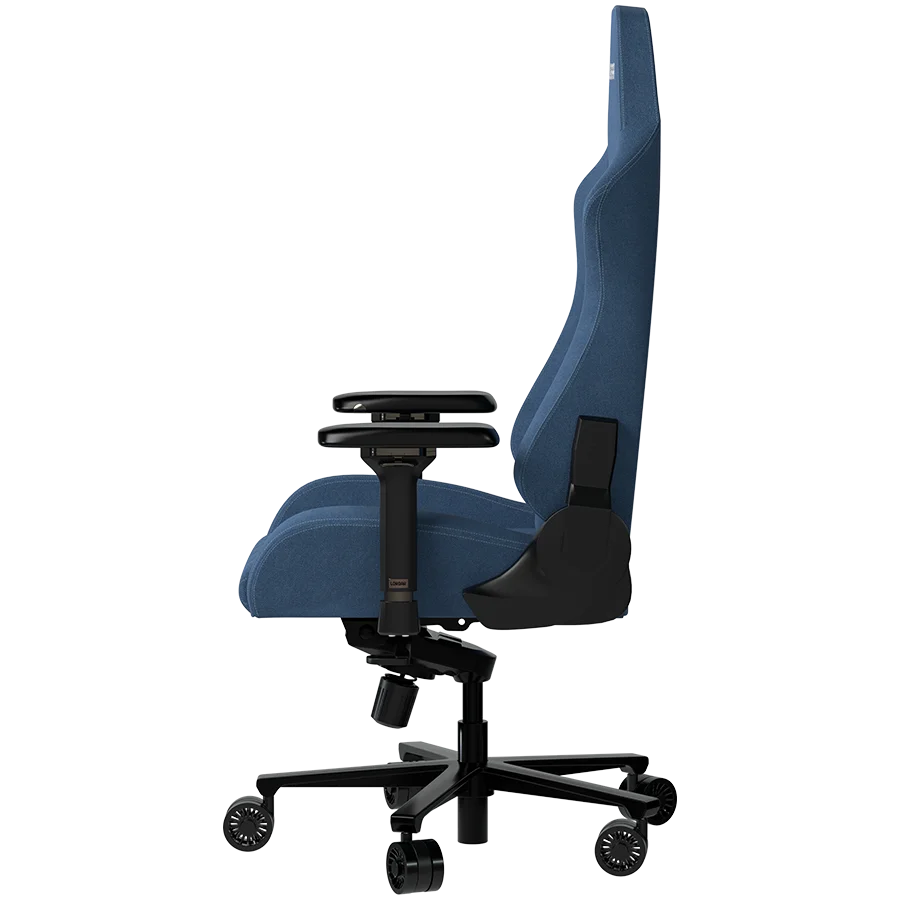 LORGAR Ace 422, Gaming chair, Anti-stain durable fabric, 1.8 mm metal frame, multiblock mechanism, 4D armrests, 5 Star aluminium base, Class-4 gas lift, 75mm PU casters, Blue