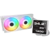 COUGAR Poseidon Vistek Pro ARGB 240 AiO Liquid Watercooling - White