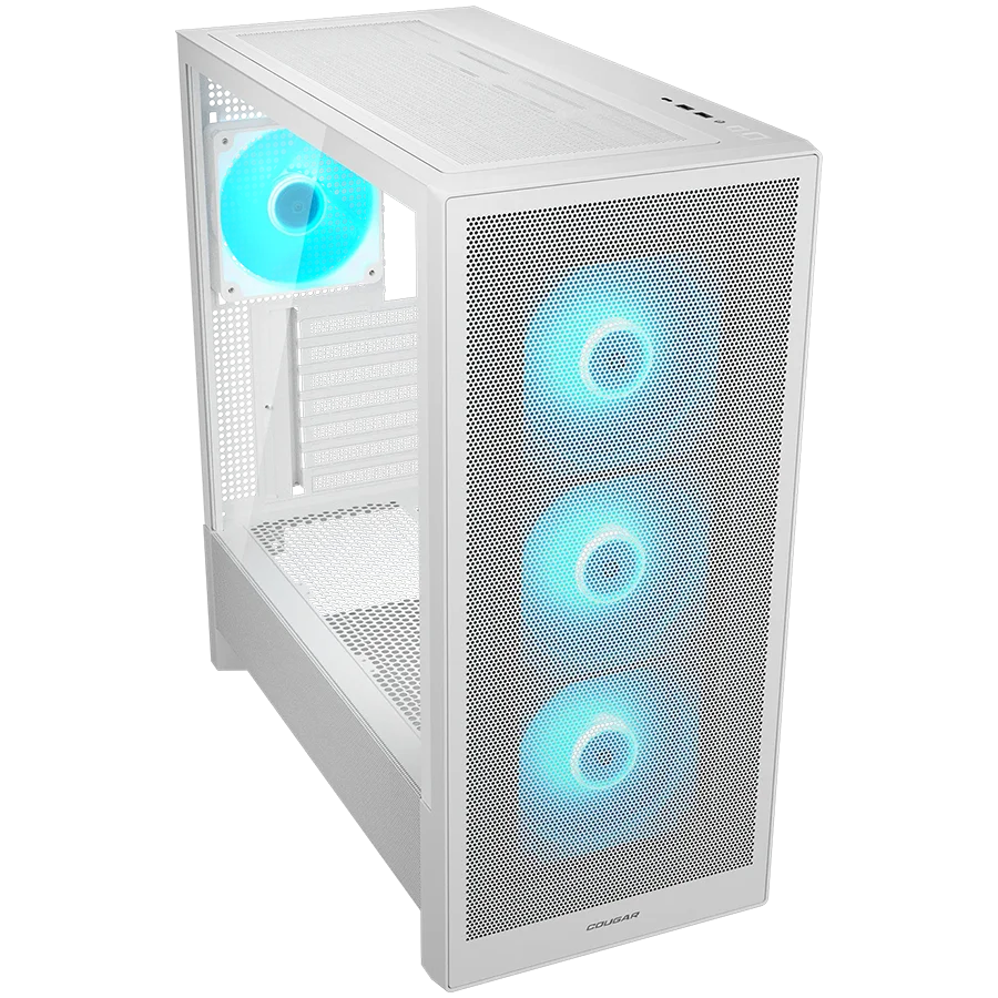COUGAR MX230 RGB PC Case, Mid Tower, White