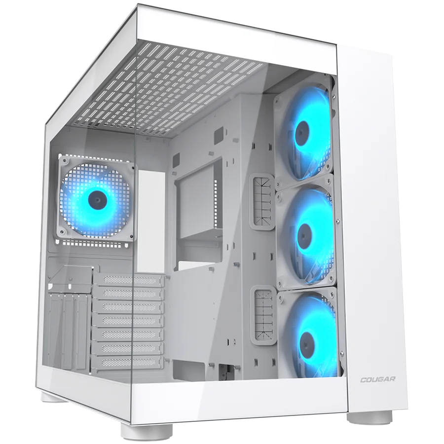 COUGAR FV150 RGB PC Case, Mid tower, White