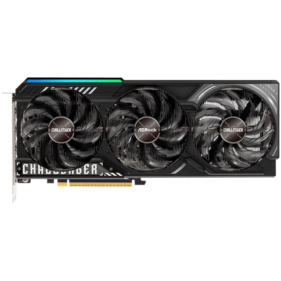 ASROCK Video Card AMD Radeon RX 9070 XT Challenger 16GB GDDR6 256-bit, 1x HDMI, 3x DP, 2x 8-pin PWR connector, PCIe 5.0 x16, recommended PSU 800W, 290 x 23 x 56 mm, 2.8-slot, 90-GA61ZZ-00UANF