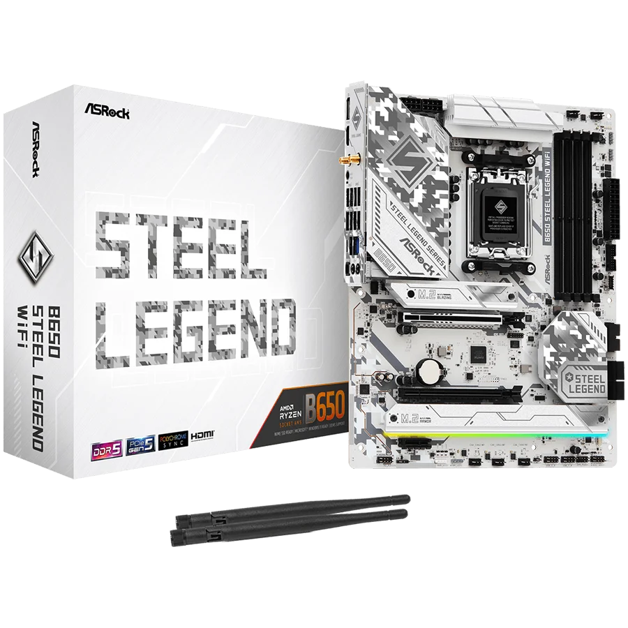 ASROCK B650 Steel Legend WiFi ATX AM5 DDR5