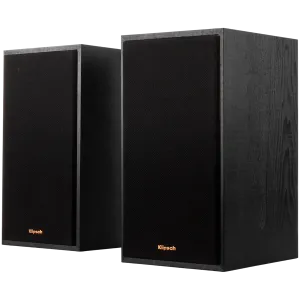 Klipsch Reference R-51PM Powered Bookshelf Speakers, Black, Pair