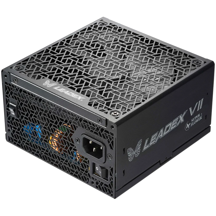 Super Flower Leadex VII XG 1300W ATX 3.1, 80 Plus Gold, Fully Modular, Flat Cables, 140mm Fan, 150mmx150mmx86mm, 10 Year Warranty