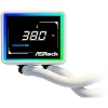 Asrock Challenger White 360 Digital, AiO liquid cooler, ARGB, Digital display, 360 mm radiator, AM5, AM4, LGA1851, LGA1700, 90-ACLA36-WAAGA6, White, 6Y